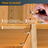 POWERTEC QP1106-P2V 1/4 Inch 200 Closet Shelf Pegs pcs, Spoon Shaped Shelf Pins Support Pegs for Shelves, Kitchen