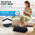 Foot Rest for Under Desk at Work, Footrest with Warm Plush Feet Pocket, Ergonomic Foam Footrest, Under Desk Footrest, for Office Desk & Office Chair - Back & Leg Pain Relief…