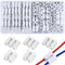 65 Pcs Spring Wire Connectors, Spring Clamp Terminal Cable Clamp Connector for Wiring Terminal