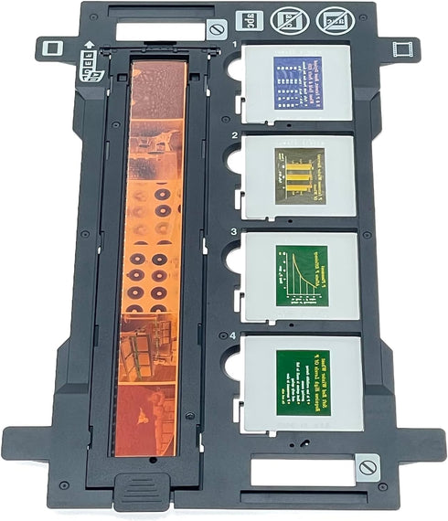 OKLILI 35mm V100 V200 V300 V330 V370 Photo Holder Film Slide Negative Holder & Cover Guide Compatible with Epson