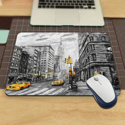 Gaming Mouse Pad Love from New York, Non-Slip Rubber Mouse Pad for Computers, 9.5 Inch x 7.9 Inch