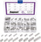 Swpeet 140Pcs 16 Sizes Stainless Steel Round Ended Feather Key Parallel Drive Shaft Keys Set