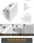2 Pack, 3000K 0.3W, JandCase Night Lights Plug into Wall Plug in Night Light with Dusk-to-Dawn Light Sensor, Soft White