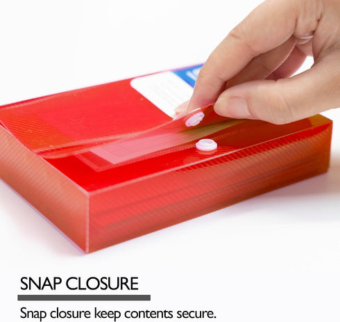 5 3"x5" 100-Card 6-Pack BAZIC PRODUCTS Index Card Case with Tab Dividers Durable Plastic Flash Card Organizer