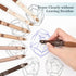 BAYTORY 8Pcs Cute Retractable Erasable Gel Pens, Blue and Black Ink, Smooth Writing for Note Taking