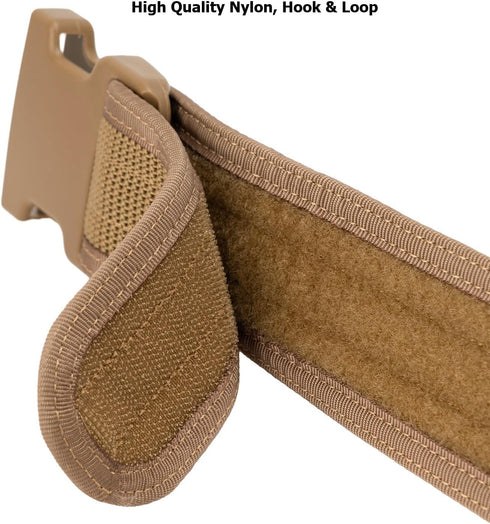 Dotacty 2" Security EMS EMT Firefighters Work Belt Wide Camping Hiking Utility Tool Belt Airsoft Paintball Gear Holster