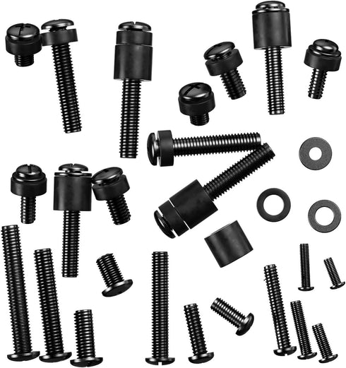 WALI M4 M5 M6 M8, 80 inches Universal TV Mount Hardware Kit Includes Fit Most up to TV/Monitor Mounts (UVSP-N), Black