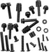 WALI M4 M5 M6 M8, 80 inches Universal TV Mount Hardware Kit Includes Fit Most up to TV/Monitor Mounts (UVSP-N), Black