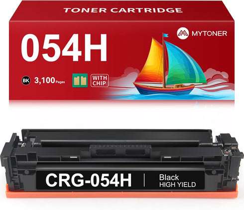 MYTONER 054H Toner Cartridge Compatible Replacement for Canon 054H Black Toner for MF644Cdw MF642Cdw Printer (1 Pack)