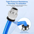 12 Pcs Push to Connect Fittings 1/2 Inch Tube OD x 3/8 Inch NPT Thread Pneumatic Male Straight and Elbow Quick Connect