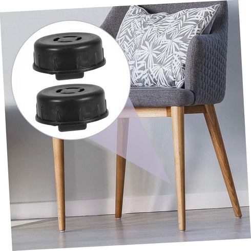 DIYEAH 6pcs Heavy Duty Wheels for Furniture Silent Caster Replacement for Office Tables Cabinets Bedside Tables