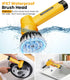 5000mAh Q4, 5 qimedo Battery Electric Spin Scrubber Handheld Scrubber for Cleaning with Display, Power Dish Scrubber