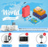 Europe to US Plug Adapter, 3 Pack UK to US Plug Adapter, Universal Travel Adapter for USA, Europe, Australia