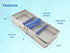 Mesh Cassette Tray Box for Thick Instruments, Tubes, Handpieces, Dental Instruments Labs Organizer for Sterilization