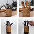 Okllen 2 Pack Handmade Rattan Pencil Holder - Woven Vine Desk Organizer for Makeup Brushes, Office & Home Desktop,