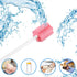 50 Disposable Oral Care Swabs, Unflavored Sterile Sponge Dental Swabsticks (Pink)