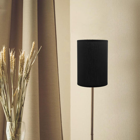 5.51X5.51X7.87 Inch E27 Luxshiny Round Decorative Lampshade Fabric Lamp Cover for Socket Table and Floor Lamp Eye