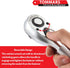 TOMMARS 1/4-Inch Drive Stubby Ratchet Mini Ratchet with Quick-Release Head, 72-Tooth