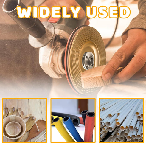 4PCS Angle Grinder Wood Carving Disc Set, Stump Tool Grinder Disc Wheel Attachments for Woodworking