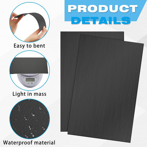 20 5 7 Inch Therwen Pcs x Flashing Aluminum Sheet Roof Flashing Metal Roof for Shed Weatherproofing Areas Around