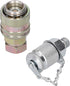 G1/8 Quick Coupling Connector Male Female Threaded Link for Hydraulic Pressure Test Point Adapter Set