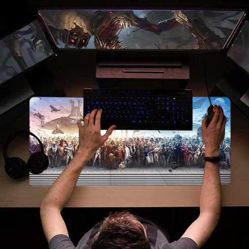 XXL Large Gaming Mouse Pad The Chosen One Custom Desk Pad, Portable Desk Mat 31.5X15.7 Inch with Anti-Slip Rubber Base