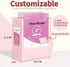 SUNEE 3 Ring Binder 2 Inch, 4 Pack Clear View Binders for School or Office Supplies, PVC-Free, Fit 8.5x11 Inches