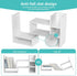 NUTIKAS Desk Shelves Desktop Organizer Shlef - White Office Organization for Top of Desk Organizers and Accessories