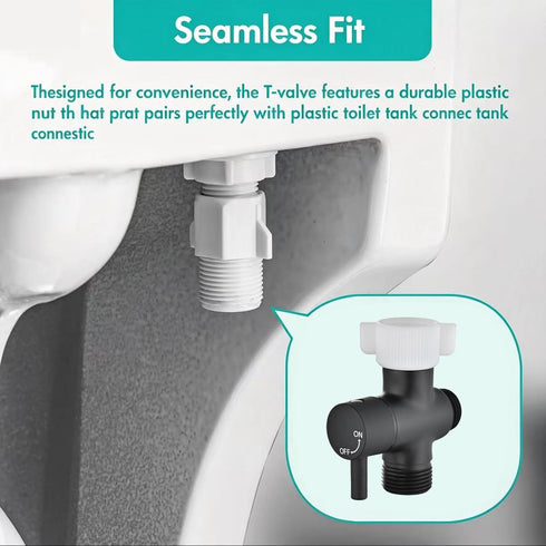 NESTLEAP Matte Black Handheld Bidet Sprayer for Toilet - Durable ABS Bathroom Jet for Feminine Hygiene, Baby Cloth