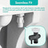 NESTLEAP Matte Black Handheld Bidet Sprayer for Toilet - Durable ABS Bathroom Jet for Feminine Hygiene, Baby Cloth