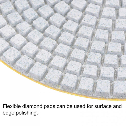 uxcell Diamond Polishing Pad, 5-Inch 100 Grits Wet/Dry Grinding for Stone, Concrete, Marble Countertop Floor