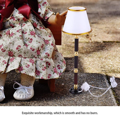 Aurovibe Metal Floor Lamp Model, Accessory, Ele LED Lamp with, Exquisite Workmanship for, Includes Battery Cable