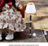 Aurovibe Metal Floor Lamp Model, Accessory, Ele LED Lamp with, Exquisite Workmanship for, Includes Battery Cable