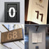 12 Inch Large Number Stencils, Reusable Plastic Templates for Address Number Painting for Mailbox Signs