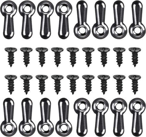 160 Pieces Metal Picture Frames Turn Button Fasteners with Screws for Photos and Crafts
