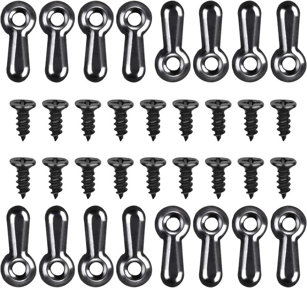 160 Pieces Metal Picture Frames Turn Button Fasteners with Screws for Photos and Crafts
