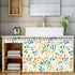 Floral Peel and Stick Wallpaper Removable Contact Paper for Nursery Home Decorations 17.7in x 118in