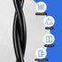 10ft 3/8" 15/32" Silicone Tube, Length Pure Food Grade Silicone Tubing, High Temp Flexible Hose for Home Brewing, Wine