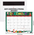 Magnetic Calendar for Refrigerator, 8'' x 10'' Fridge Calendar Runs from May 2024 Until December 2025, 20 Months Refrigerator Calendar for Home, Office & School by Zuozee