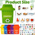 Crtiin 66 Pcs Earth Day Learn to Recycle Activity Set for Kids Classroom Earth Day Activities Kit Bulletin Board Educational Learning Activities Earth Day Decorations for School by Crtiin