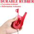 Peryiter Toilet Flapper Replacement Kit, Universal Toilet Plug Flapper with Stainless Chain for 2 Inch Flush Valves (6