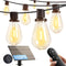addlon 102FT(96FT+6) Solar String Lights Outdoor Waterproof with USB Port & Remote