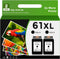 Remanufactured Ink Cartridge Replacement for HP Ink 61 (Black 2-Pack) for HP 61XL Combo for 5530 4500