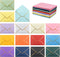 VANRA 150 Pack Colorful Self Seal A7 Invitation Envelopes V Flap with Gold Border for Greeting Cards, Weddings