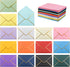 VANRA 150 Pack Colorful Self Seal A7 Invitation Envelopes V Flap with Gold Border for Greeting Cards, Weddings