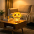 3-Color 3D-Printed Dimmable Pearl Sunflower Lamp Cordless USB-Rechargeable LED Night Light with Touch Control, Flower