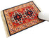 Inusitus 4-Pack Oriental Rug Mouse Pads Mini Carpet Style Mousepads with Fringe, Non-Slip Rubber Base, Aesthetic Desk