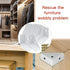 Joyangy 10Pcs 38x38mm 1.5x1.5inch 90 White Right Angle Corner Shelf Bracket, Metal Corner Brackets for Wood Desk Bed