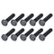 Hex Bolts 10Pcs (M10-1.5x40mm), 8.8 Grade Carbon Steel Fully Threaded Black Oxide Hex Head Screw for Furniture Repair