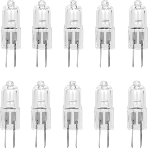 Pack of 10 - 10 Watt 6V JC G4 Base Halogen Lamp